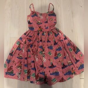 Pinup Couture Pink Satin Dress